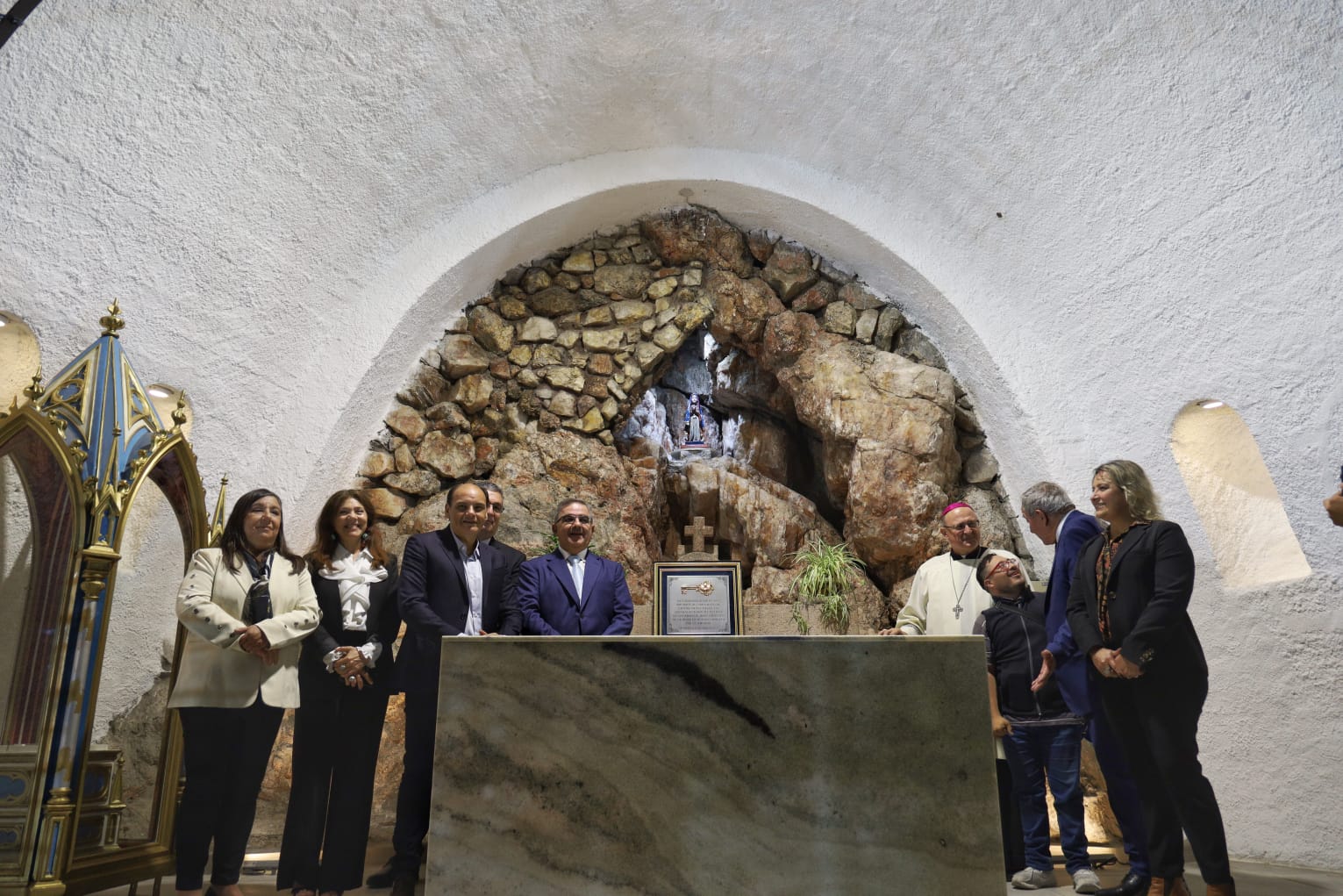 Inauguraron la remodelación de La Gruta Si algo identifica a los