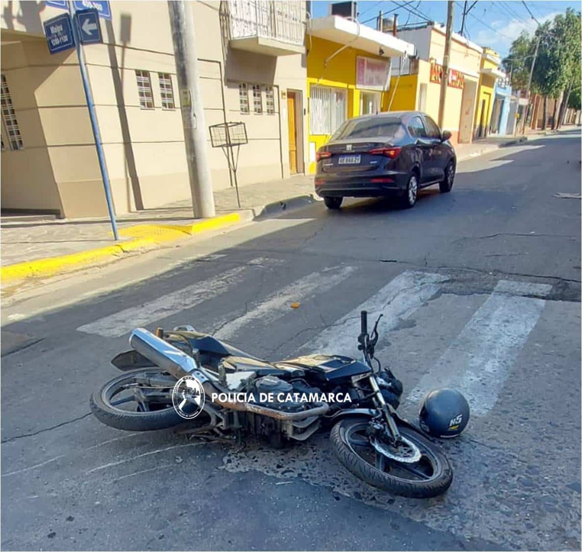 Capital un motociclista resultó herido en un siniestro vial Diario