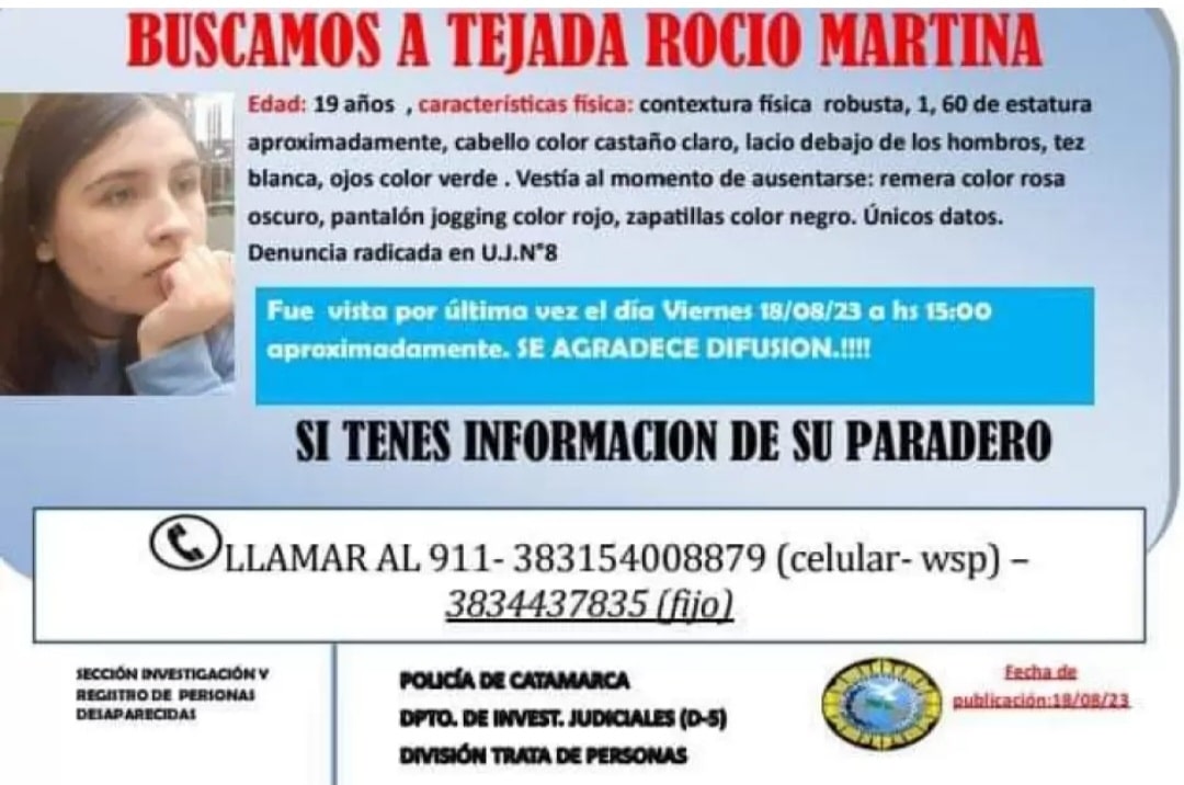 Buscan Dar Con El Paradero De Una Joven Diario Inforama Catamarca