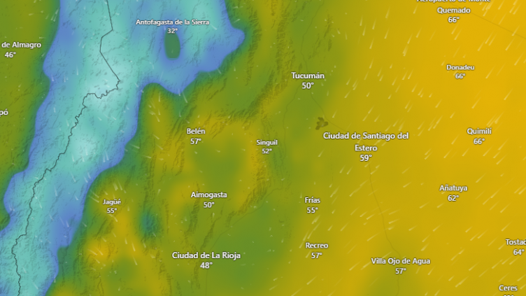 Alerta Naranja en Catamarca
