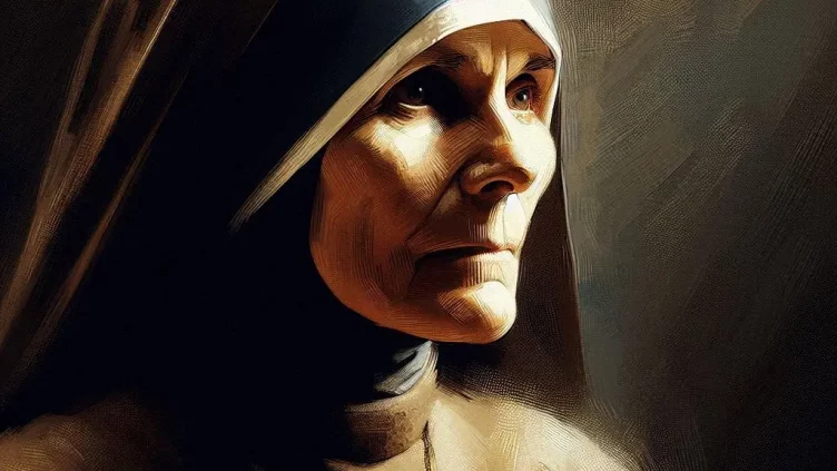 Pintura expresionista de Edith Stein (Santa Teresa Benedicta de la Cruz).