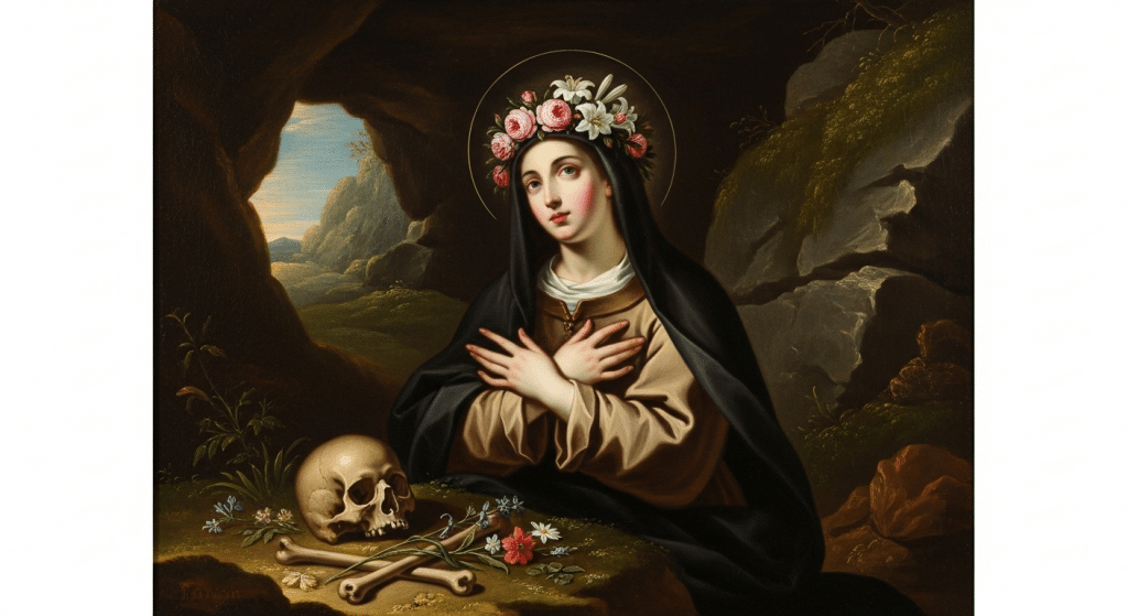 Santa Rosalía de Palermo, ermitaña y protectora.