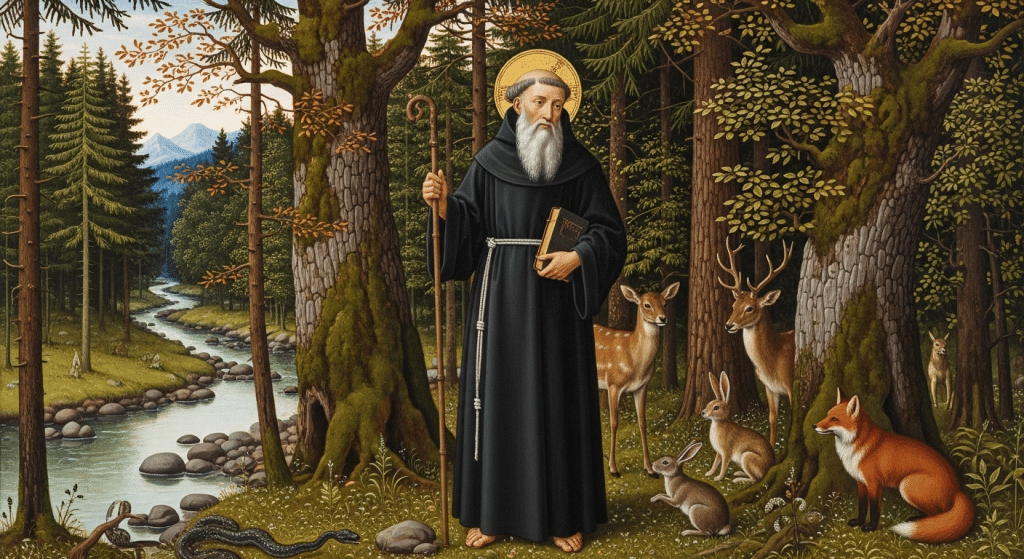 San Magno de Füssen, monje misionero.