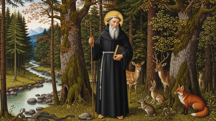 San Magno de Füssen, monje misionero.