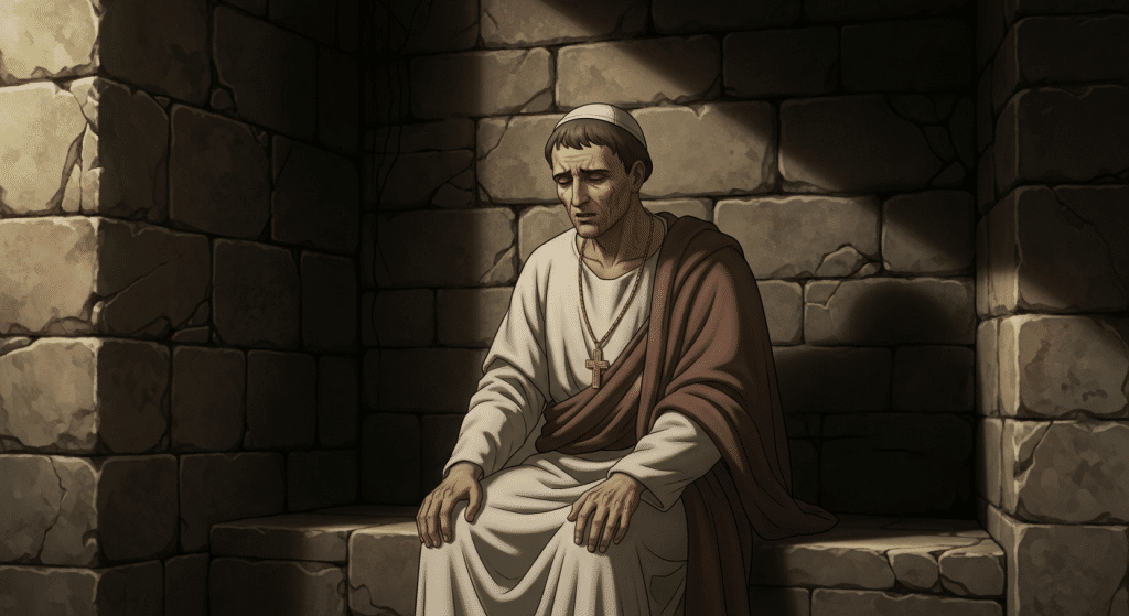 San Ponciano Papa, mártir exiliado.