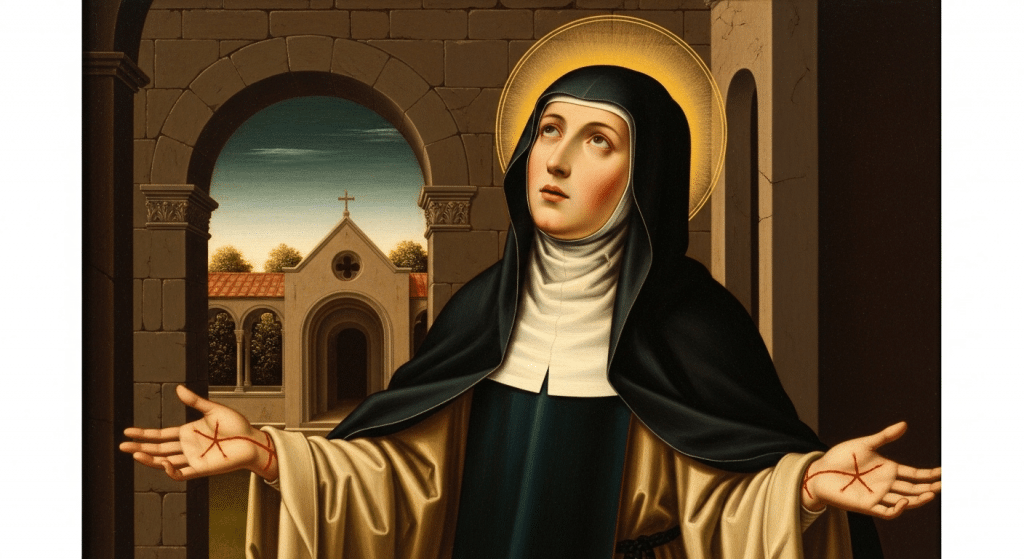 Beata Lucía de Narni, monja con estigmas.