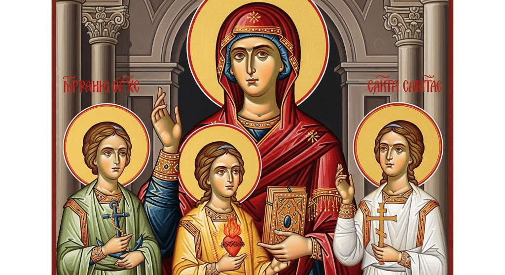 Santa Sofía e hijas, mártires.