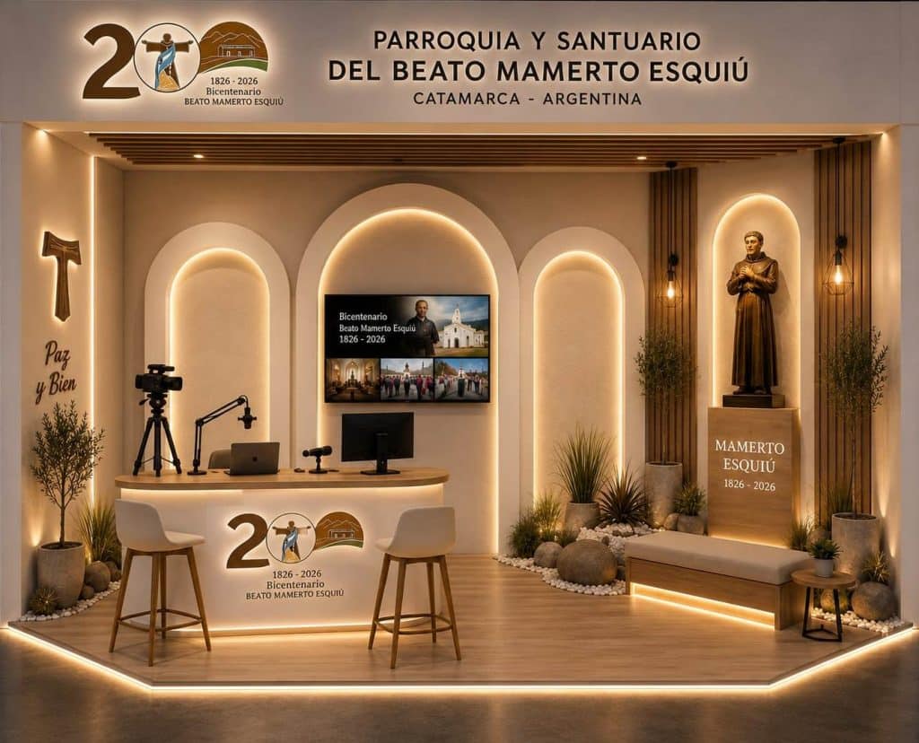 stand beato esquiu poncho