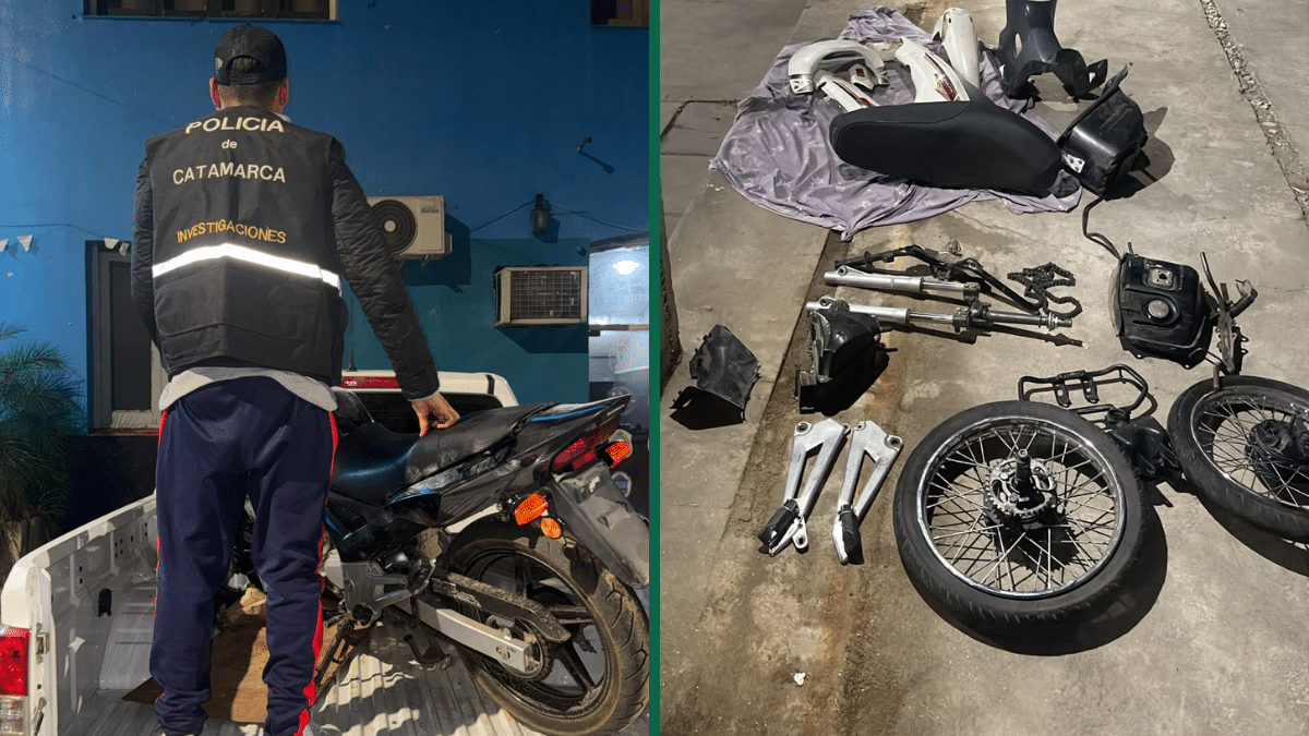 Allanamientos en Catamarca: recuperaron cuatro motos robadas y dos detenidos